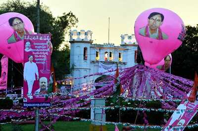 TRS Worker Attempts Suicide in Front of Minister Mahender Reddy