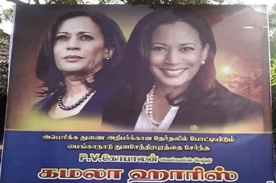 'Victorious': Poster of Kamala Harris Pops Up in Tamil Nadu, Niece Meena Tweets Photo