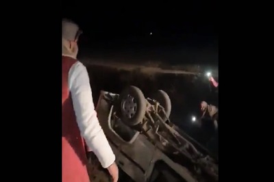 Escort Vehicle in Union Minister Ashwini Choubey's Convoy Overturns, Injured Cops Taken to Hosp