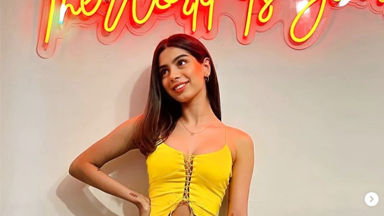 Khushi Kapoor Steals the Spotlight in Yellow Co-ord Set