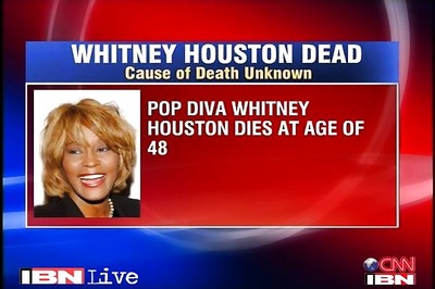 Whitney found underwater in bath: Police