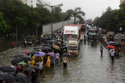Rains Lash Mumbai, Adjoining Areas; Suburban Services Delayed