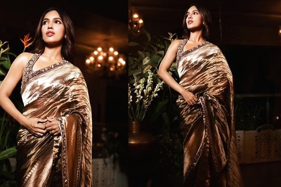 Bhumi Pednekar Drapes An Opulent Banarasi Saree To Celebrate Sanjay Leela Bhansali’s Heeramandi