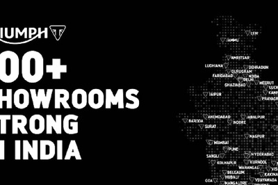 Triumph Opens Its 100th Showroom In India, Sells 50,000 Units of 400cc Motorcycles