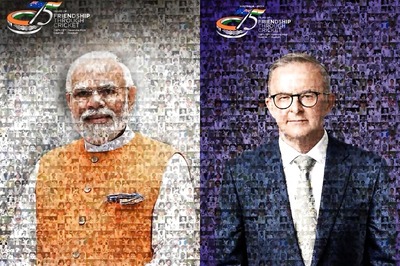 IND vs AUS 4th Test: PM Modi, Anthony Albanese Gifted Collage Made Up of Indian and Australian Players' Pictures