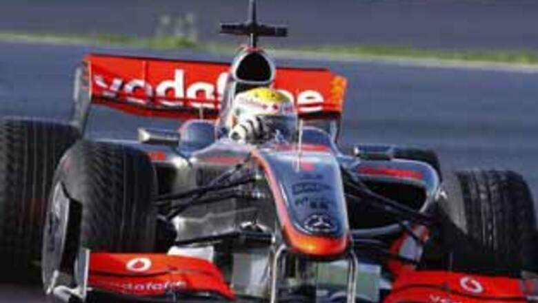 Hamilton pleased with first taste of new McLaren