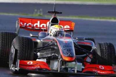 Hamilton pleased with first taste of new McLaren