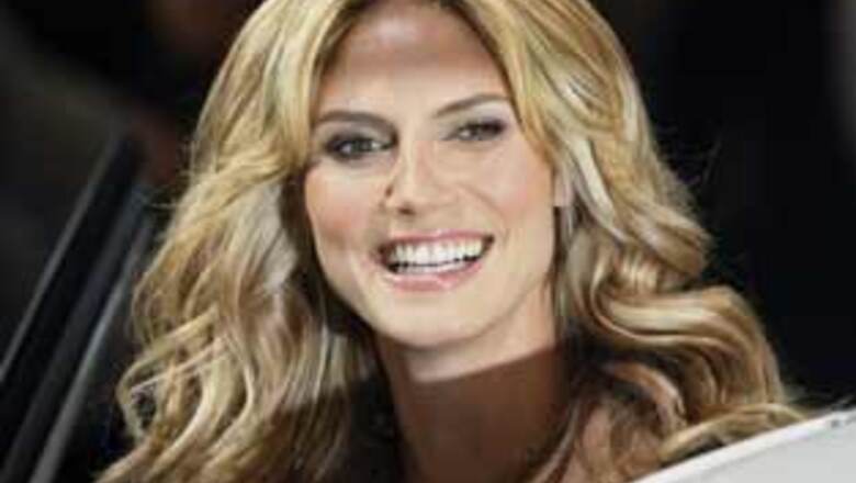 When Heidi Klum drove around handing out lingerie