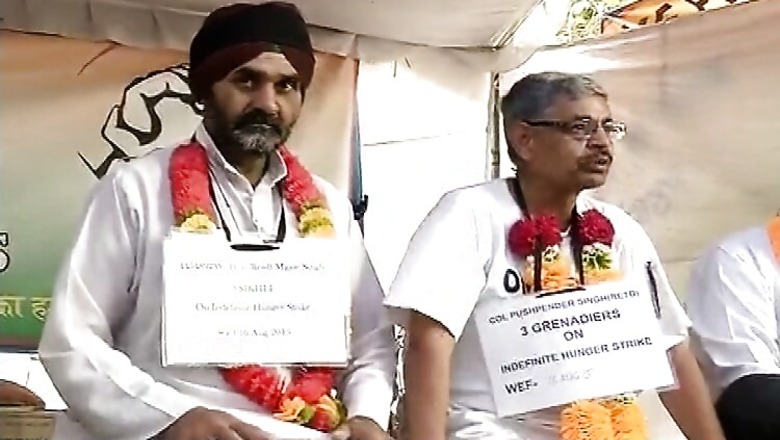 Centre cornered on OROP, 10 former defence chiefs write to PM Modi, 2 ex-servicemen on fast unto death