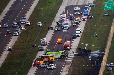 US Emergency Landing Tragedy Leaves Two Dead as Plane Collides with Vehicle