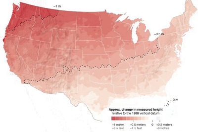 The US is Getting Shorter, as Mapmakers Race to Keep Up