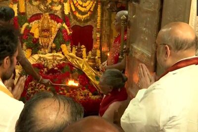Amit Shah Offers Prayers at Ujjain Mahakali Temple in Hyderabad, Meets Jr NTR