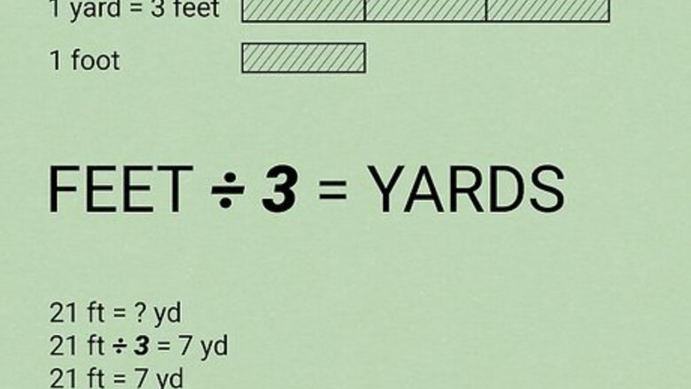 How to Convert Feet to Yards