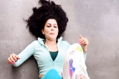 Watch: Marathi Actress Maadhavi Nemkar Balances Sneakers On Her Sole During Workout
