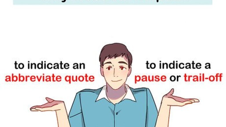 How to Use an Ellipsis