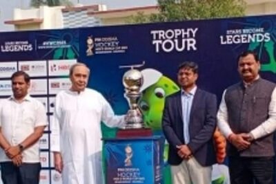 Odisha CM Naveen Patnaik Launches FIH Odisha Hockey Men's World Cup 2023 Trophy Tour in Bhubaneswar