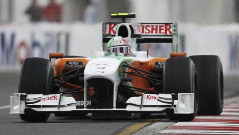 Force India after points in Monza GP