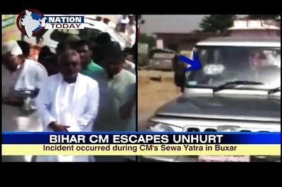 Bihar CM Nitish Kumar's convoy attacked in Buxar