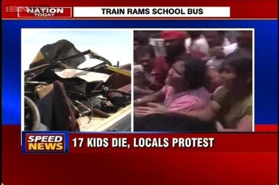 Medak: Protests break out at accident site where 17 children were killed