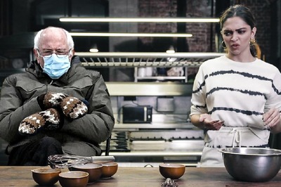 Deepika Padukone Asks Fans to Caption Her Bernie Sanders Meme, Ranveer Singh Responds