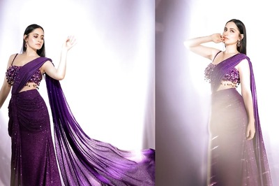 Sanjeeda Shaikh Stole The Spotlight In Purple Sequin Saree At Sonakshi Sinha And Zaheer Iqbal's Reception