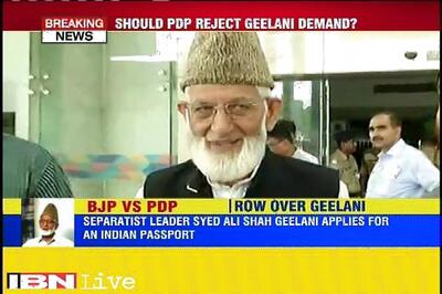 BJP asks Geelani to apologise for past acts first if he wants wants Indian passport