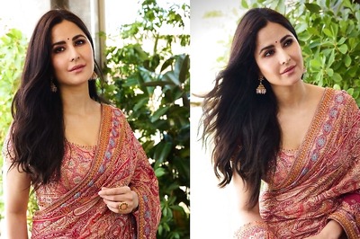Katrina Kaif Dishes Out Navratri-Wear Inspiration In A Vivid Orange Saree
