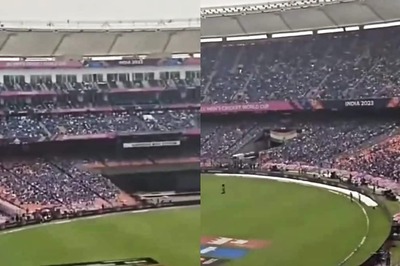 IND vs PAK: Fans Sing 'Jai-Shree Ram' at Narendra Modi Stadium in Unison Makes For Goosebumps Moment | WATCH