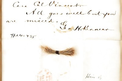 Lock Of Lincoln's Hair And Bloodied Telegram Up For Auction