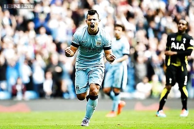 Aguero scores four as Manchester City thrash Tottenham Hotspur 4-1