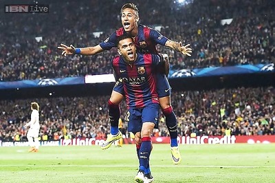 Neymar nets twice as Barcelona beat PSG 2-0 to reach Champions League semi-finals
