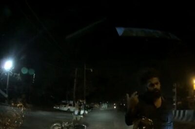Bikers Collide with Car in Bengaluru at 3 AM, Chase & Threaten Driver; Miscreants Arrested | On Cam