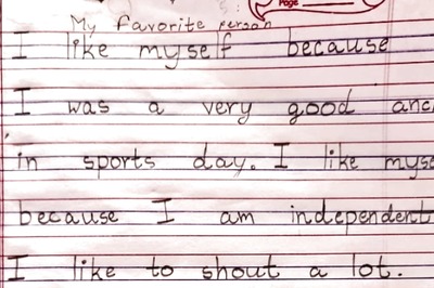 This Little Girl's Essay On 'My Favourite Person' Is A Powerful Reminder Of Self-Love